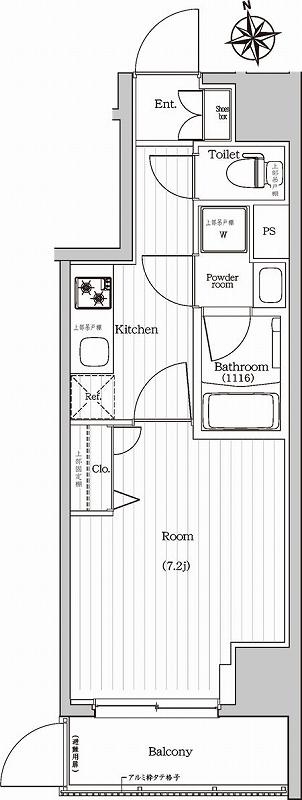 1階の間取り図