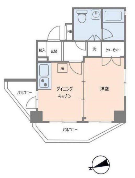 4階の間取り図
