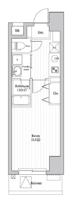 9階の間取り図