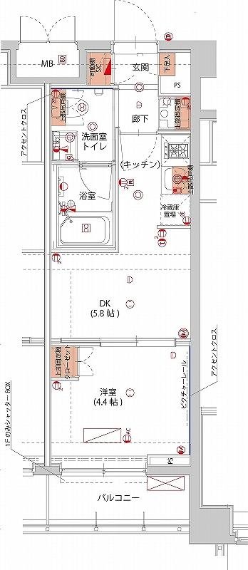 5階の間取り図