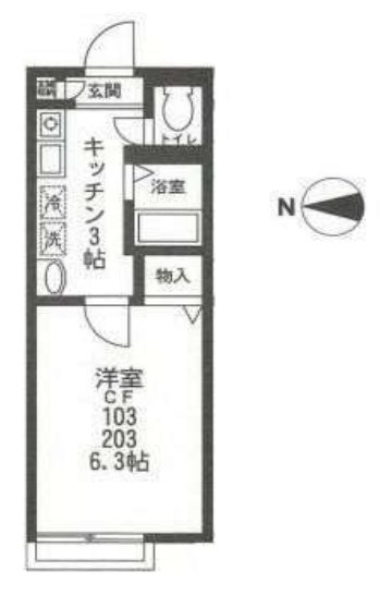 1階の間取り図