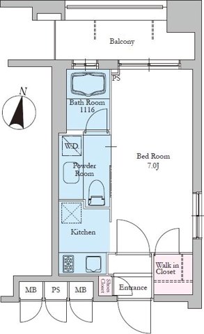 6階の間取り図