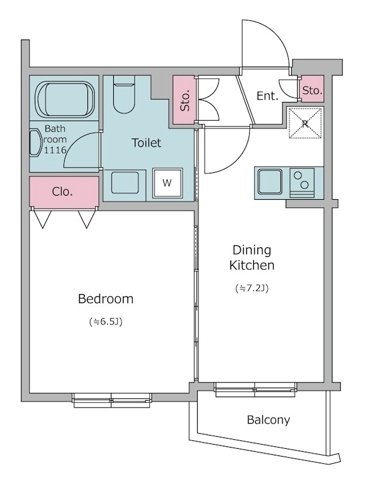 2階の間取り図