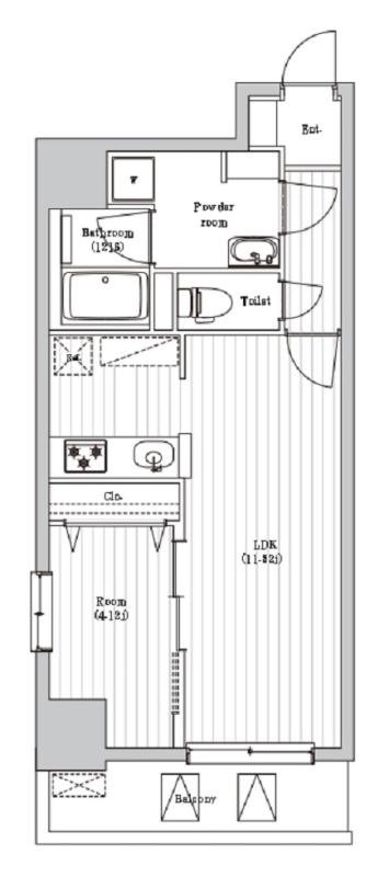 2階の間取り図