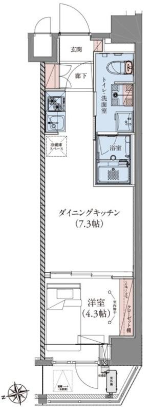 9階の間取り図