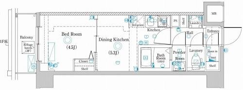 2階の間取り図