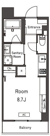 4階の間取り図