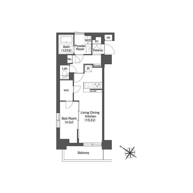3階の間取り図