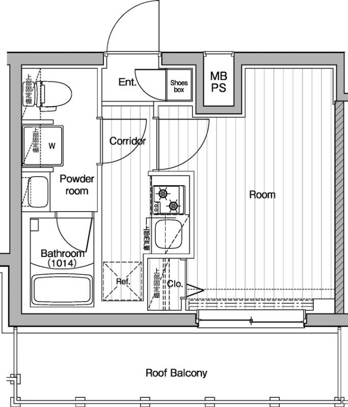 4階の間取り図