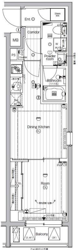 2階の間取り図