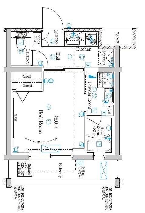 2階の間取り図