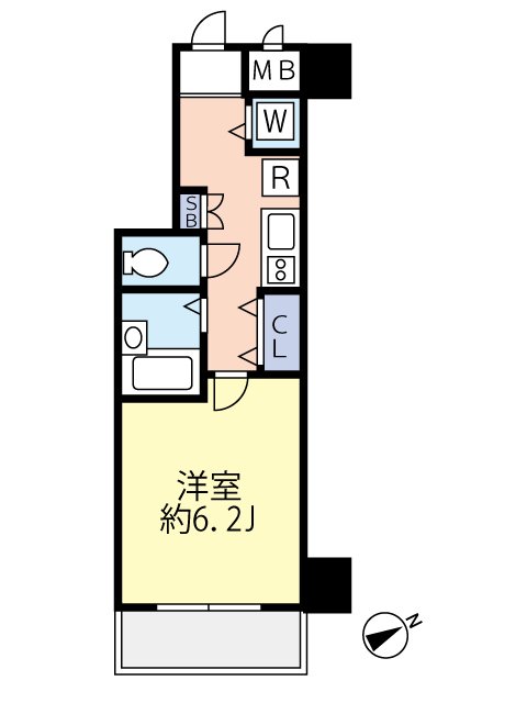 7階の間取り図