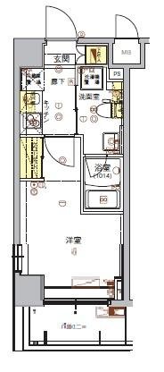 6階の間取り図