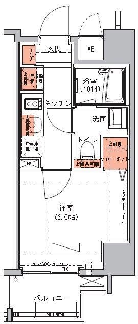 4階の間取り図