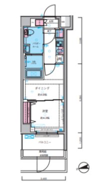 1階の間取り図