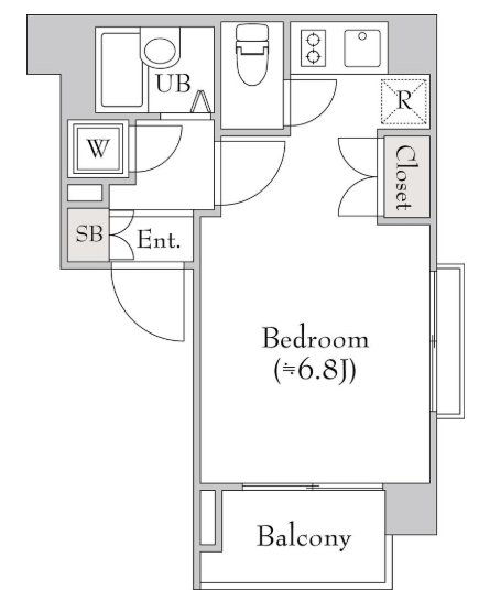 8階の間取り図