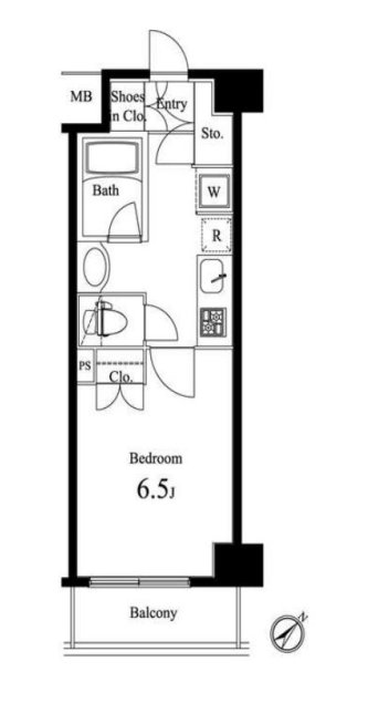 6階の間取り図