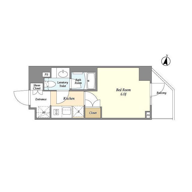 2階の間取り図
