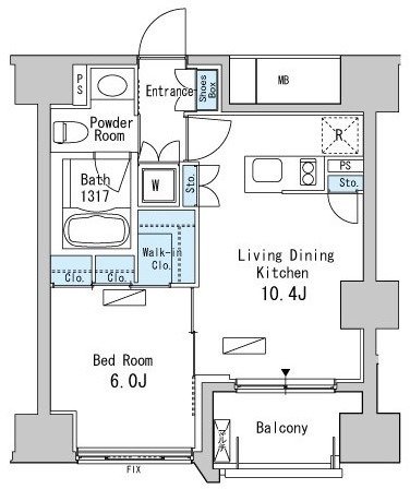 9階の間取り図