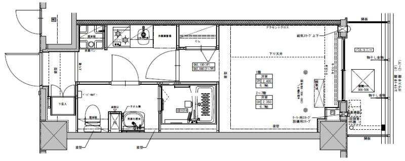 4階の間取り図