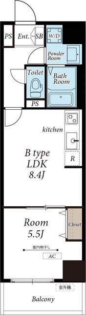 4階の間取り図