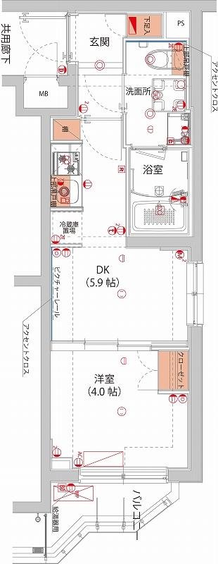 3階の間取り図