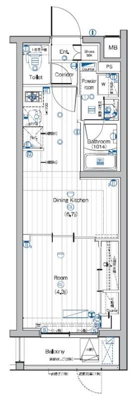 3階の間取り図