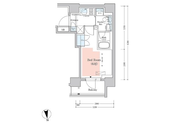 11階の間取り図