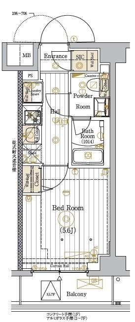 7階の間取り図
