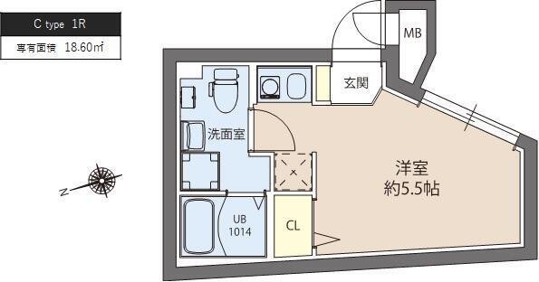 3階の間取り図