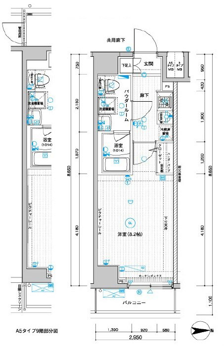 7階の間取り図