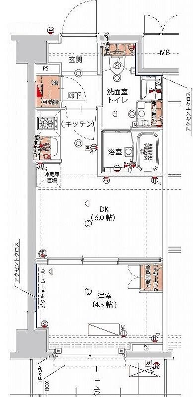 4階の間取り図