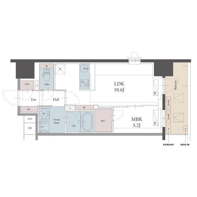9階の間取り図