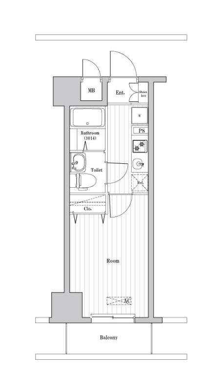 6階の間取り図