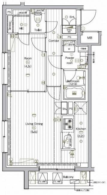 3階の間取り図