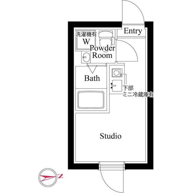 4階の間取り図