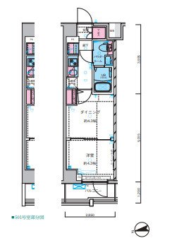 5階の間取り図