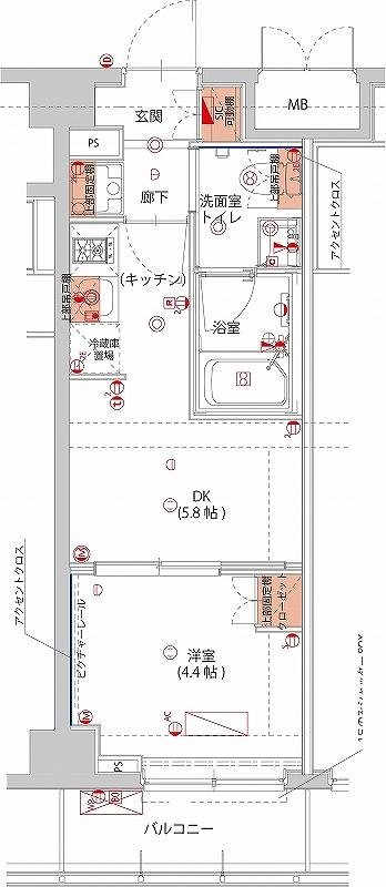 5階の間取り図