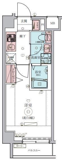 5階の間取り図