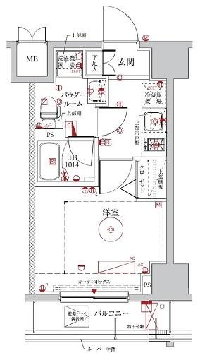 4階の間取り図