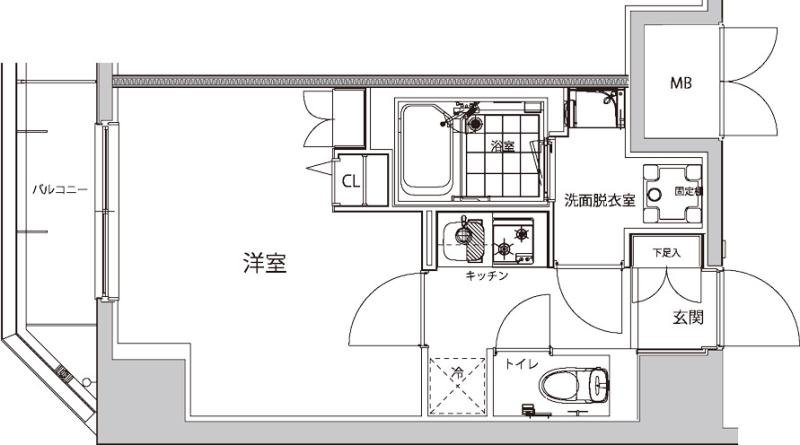 7階の間取り図