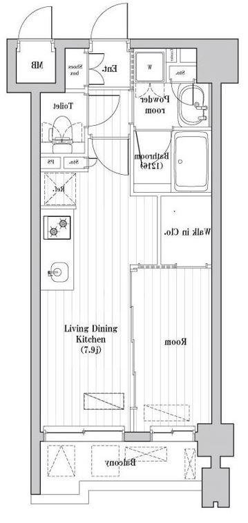 3階の間取り図