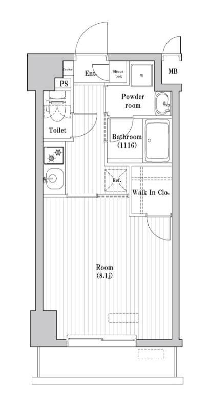 7階の間取り図