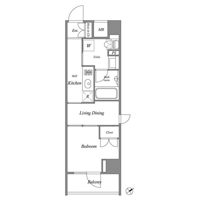 8階の間取り図