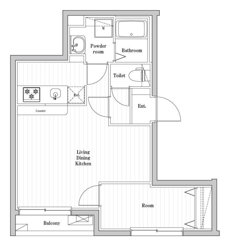 3階の間取り図