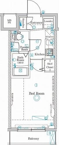 2階の間取り図