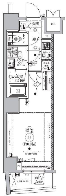 7階の間取り図