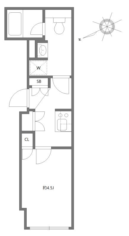 1階の間取り図
