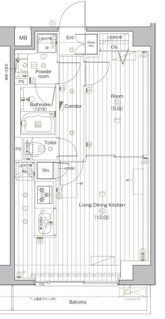 3階の間取り図