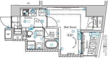 2階の間取り図
